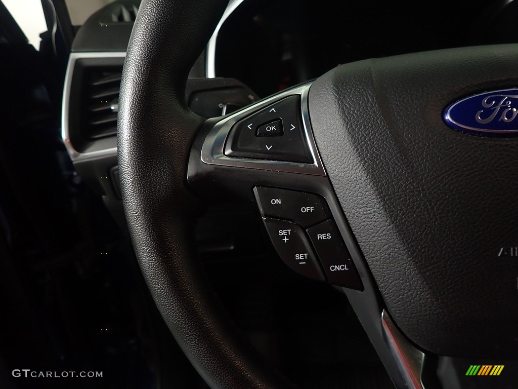 2017 Edge Titanium AWD - Blue Jeans Metallic / Ebony photo #34