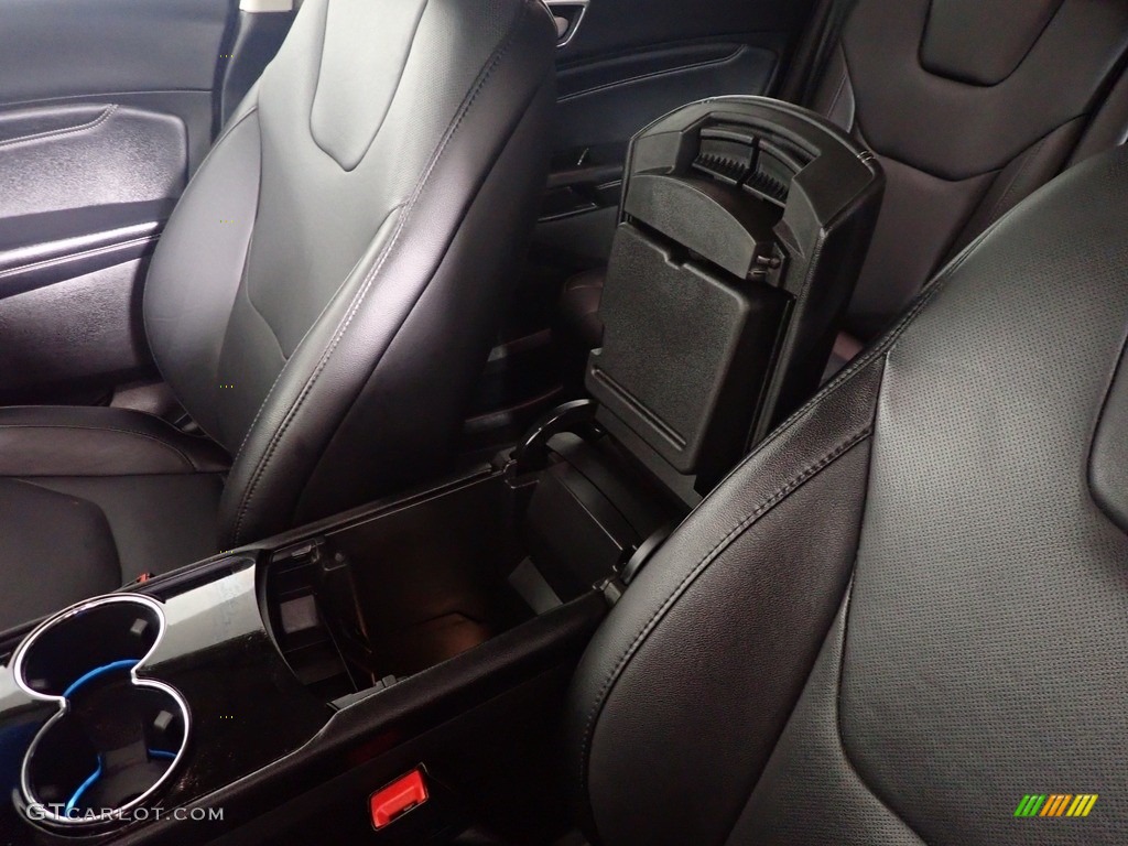 2017 Edge Titanium AWD - Blue Jeans Metallic / Ebony photo #38