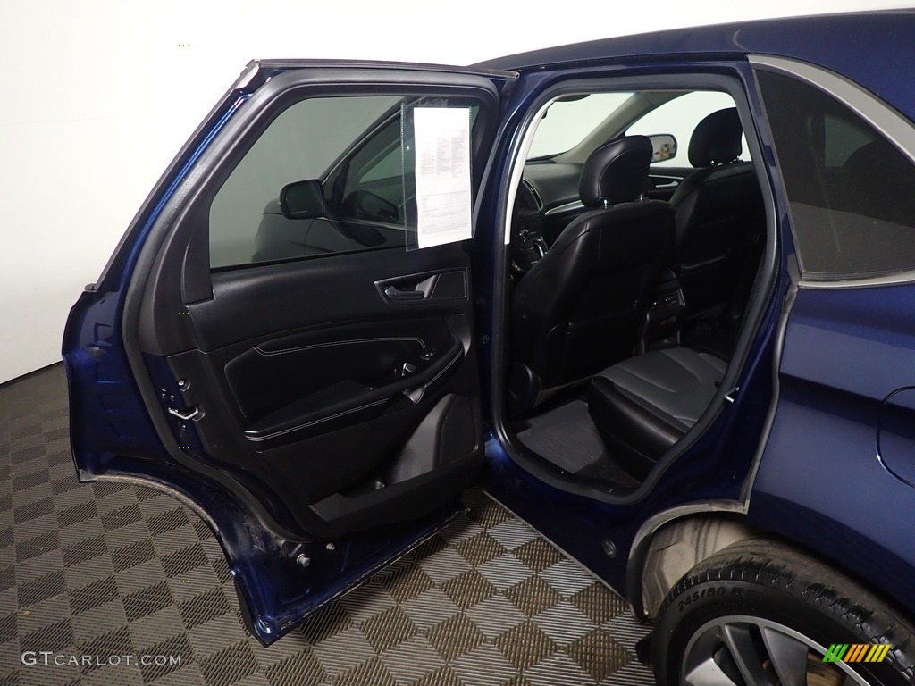 2017 Edge Titanium AWD - Blue Jeans Metallic / Ebony photo #39