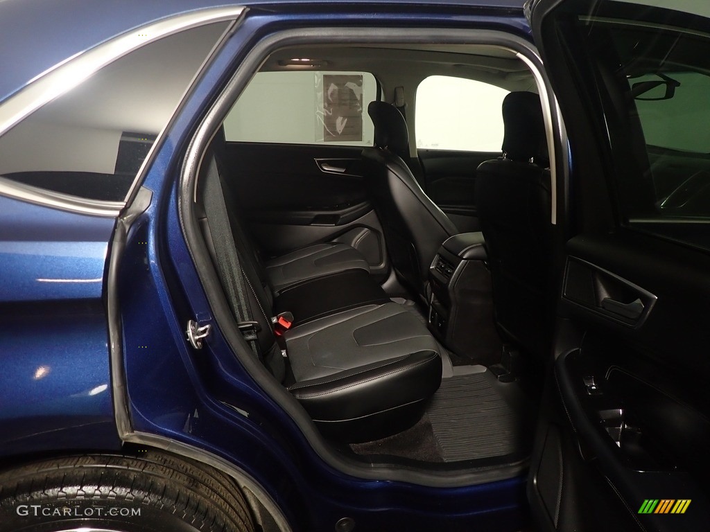 2017 Edge Titanium AWD - Blue Jeans Metallic / Ebony photo #42