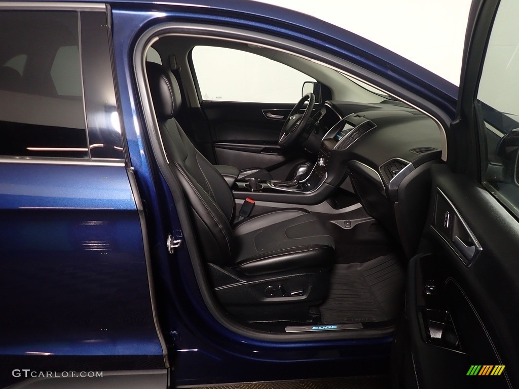 2017 Edge Titanium AWD - Blue Jeans Metallic / Ebony photo #44