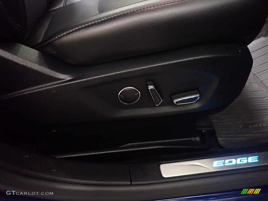 2017 Edge Titanium AWD - Blue Jeans Metallic / Ebony photo #45