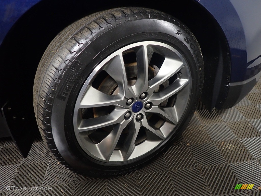 2017 Edge Titanium AWD - Blue Jeans Metallic / Ebony photo #46