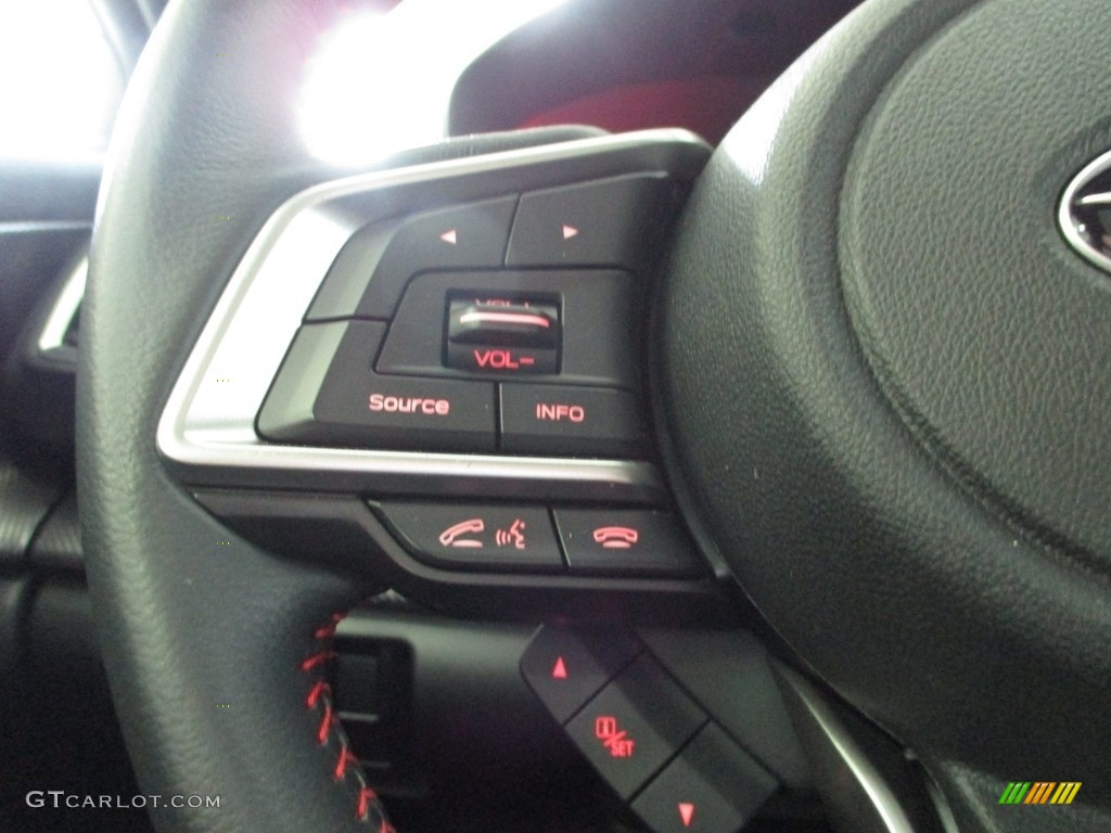 2018 Subaru Impreza 2.0i Sport 5-Door Black Steering Wheel Photo #144296110