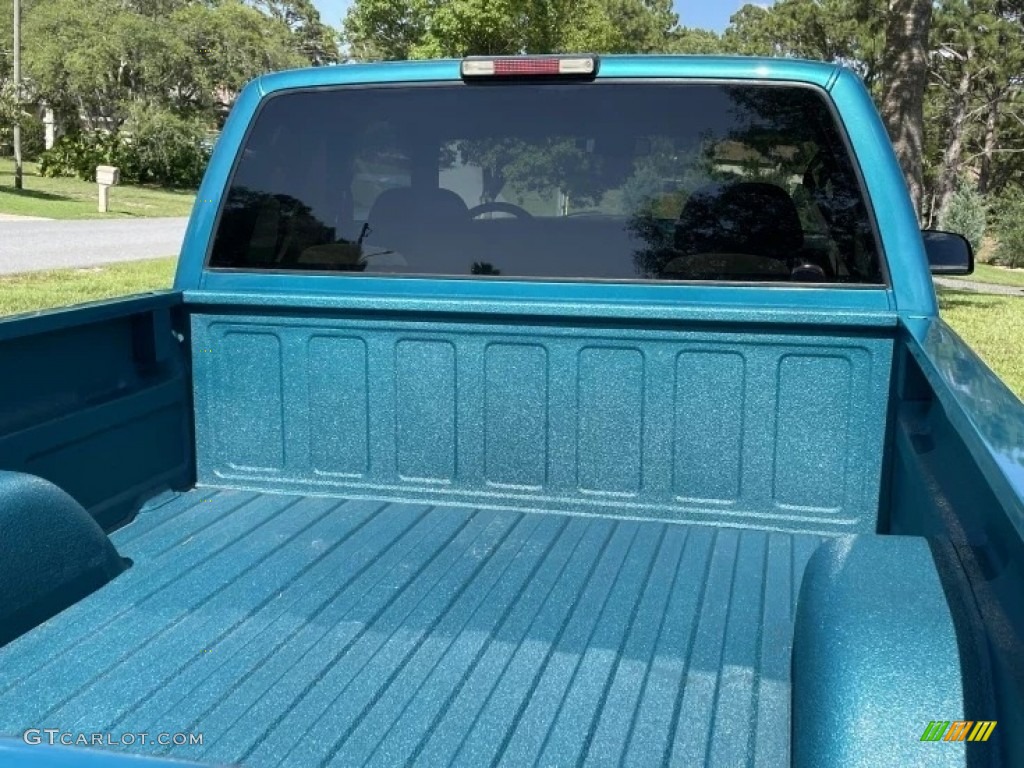 1995 C/K C1500 Extended Cab - Bright Teal Metallic / Beige photo #19