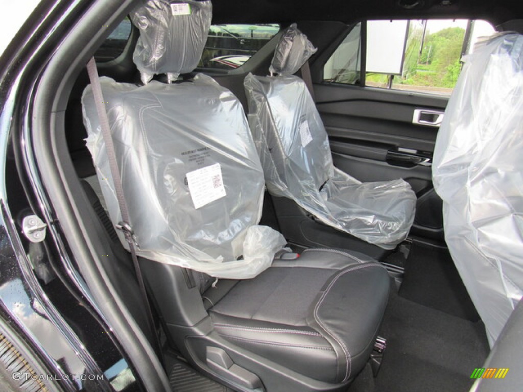 Ebony Interior 2022 Ford Explorer ST 4WD Photo #144296728