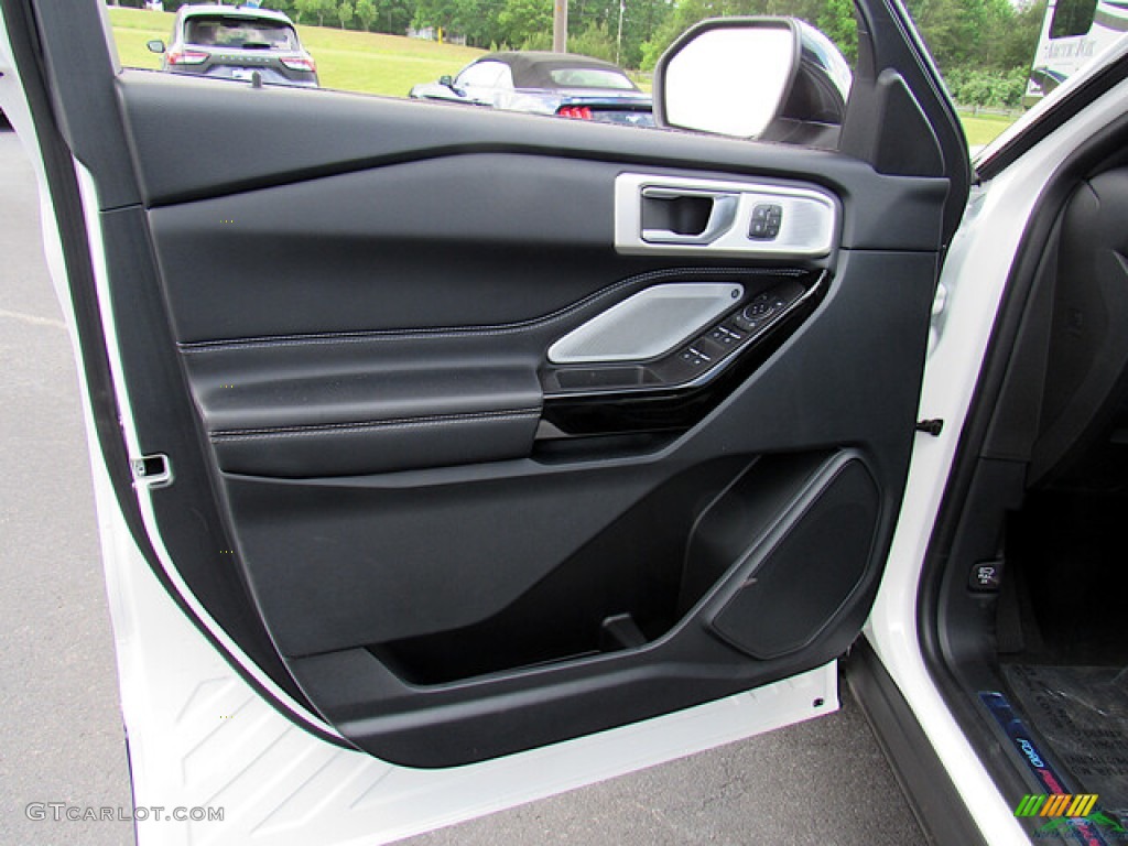 2022 Ford Explorer ST 4WD Ebony Door Panel Photo #144296884