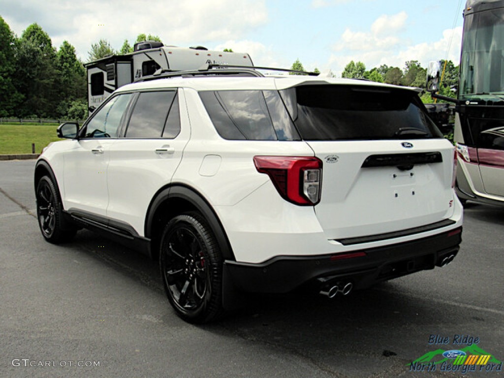 2022 Explorer ST 4WD - Star White Metallic / Ebony photo #3