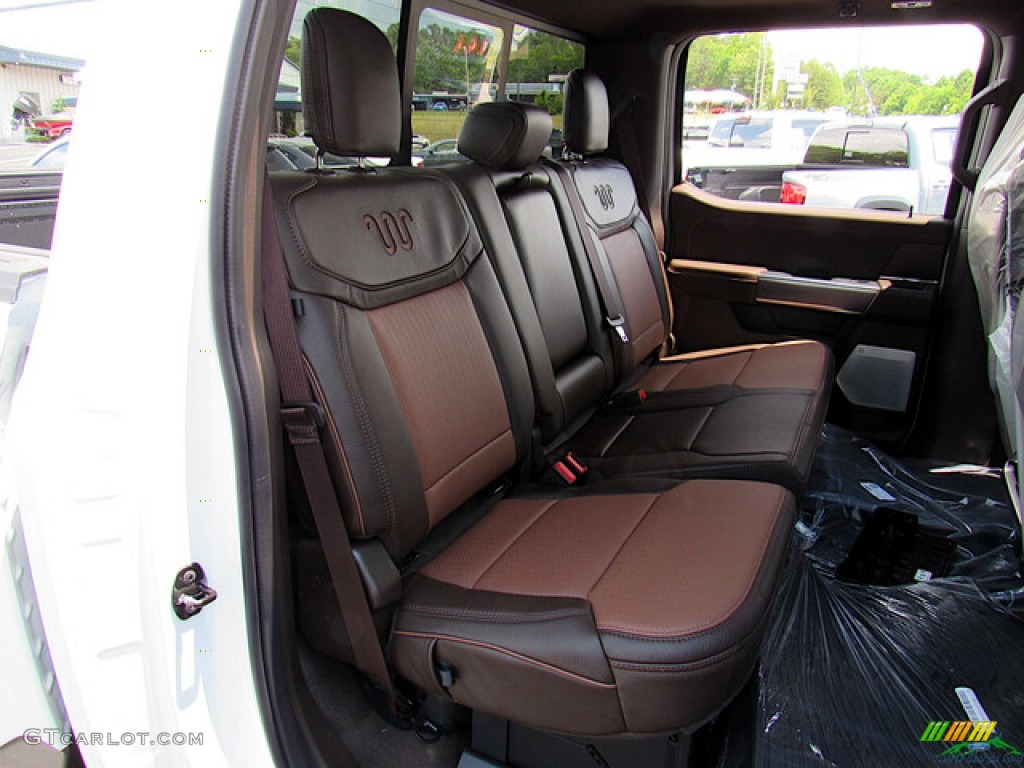 2022 Ford F150 King Ranch SuperCrew 4x4 Rear Seat Photo #144297247