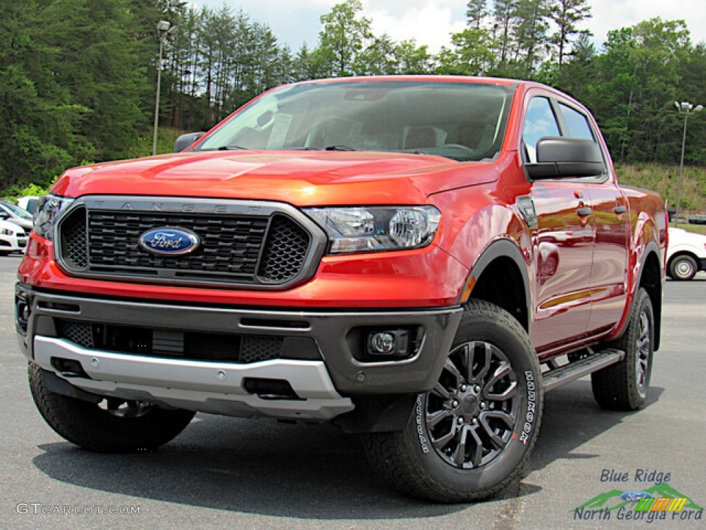 2022 Ranger XLT SuperCrew 4x4 - Hot Pepper Red Metallic / Medium Stone photo #1