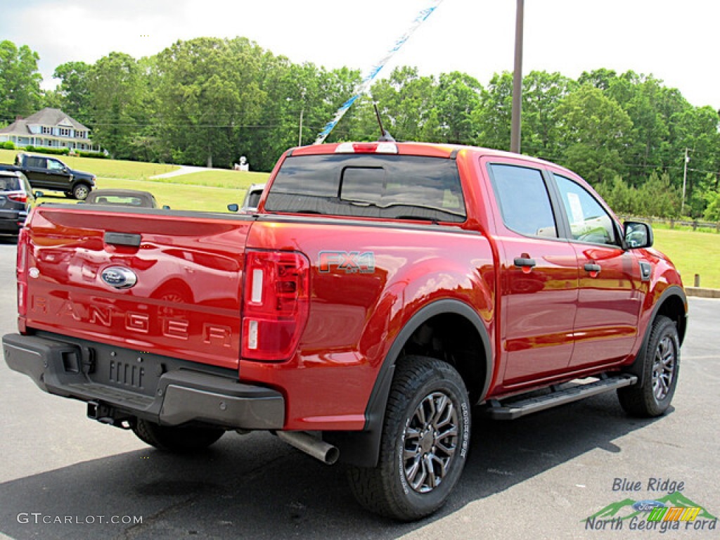 2022 Ranger XLT SuperCrew 4x4 - Hot Pepper Red Metallic / Medium Stone photo #5