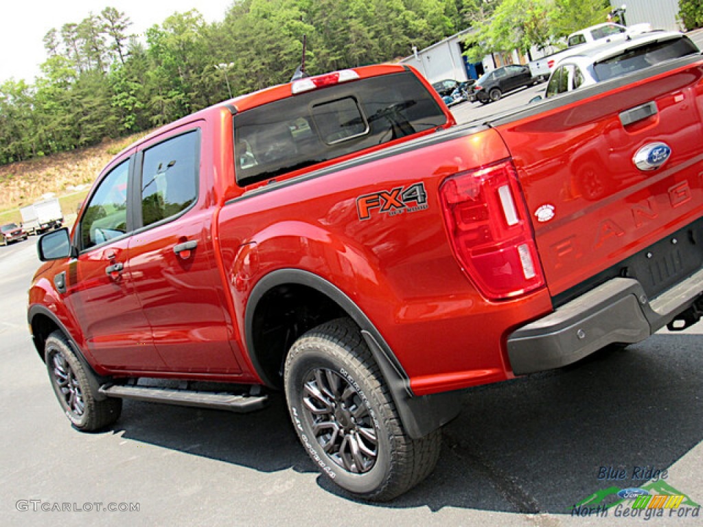 2022 Ranger XLT SuperCrew 4x4 - Hot Pepper Red Metallic / Medium Stone photo #27