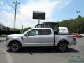 2021 Iconic Silver Ford F150 Lariat SuperCrew 4x4  photo #2