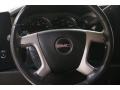 Ebony 2009 GMC Sierra 1500 SLE Extended Cab 4x4 Steering Wheel