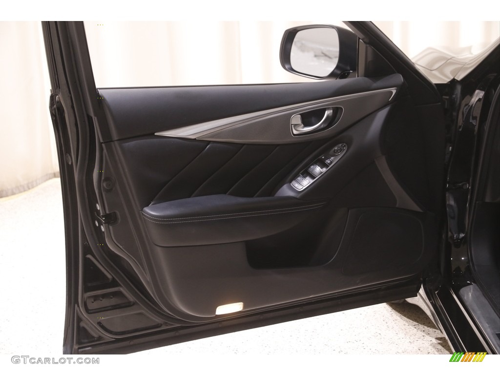 2015 Q50 3.7 AWD - Black Obsidian / Graphite photo #4