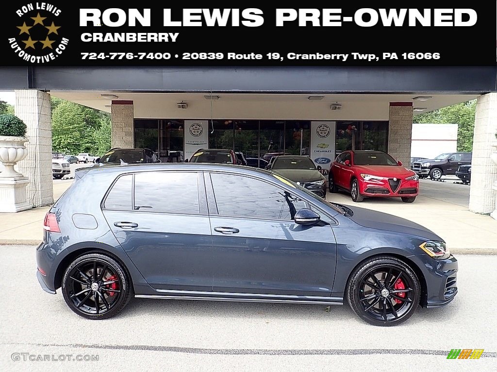 Cornflower Blue Volkswagen Golf GTI