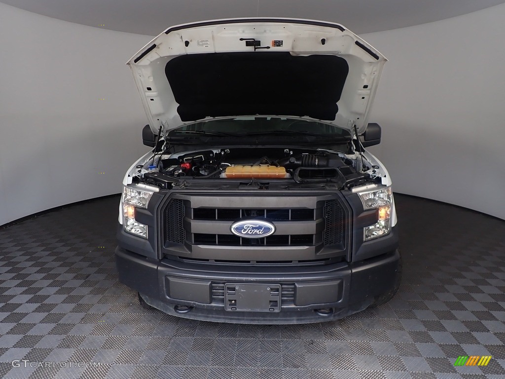 2016 F150 XL SuperCrew 4x4 - Oxford White / Medium Earth Gray photo #5