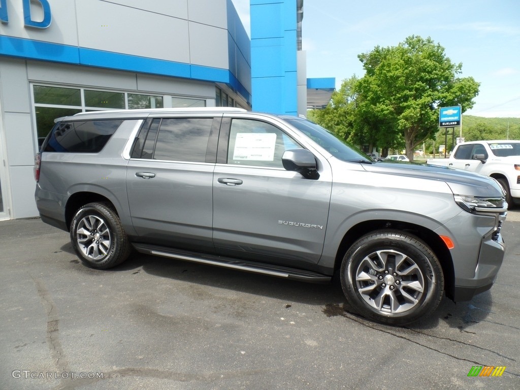 2022 Suburban LS 4WD - Satin Steel Metallic / Jet Black photo #5