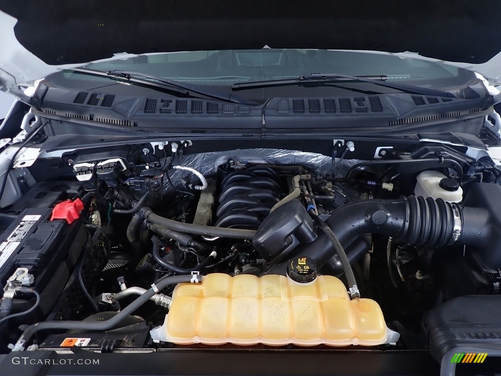 2016 F150 XL SuperCrew 4x4 - Oxford White / Medium Earth Gray photo #6