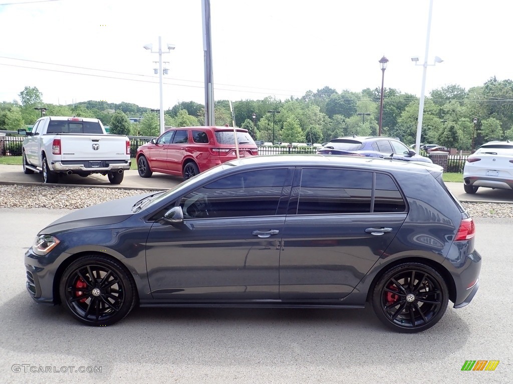 2021 Golf GTI SE - Cornflower Blue / Titan Black photo #5