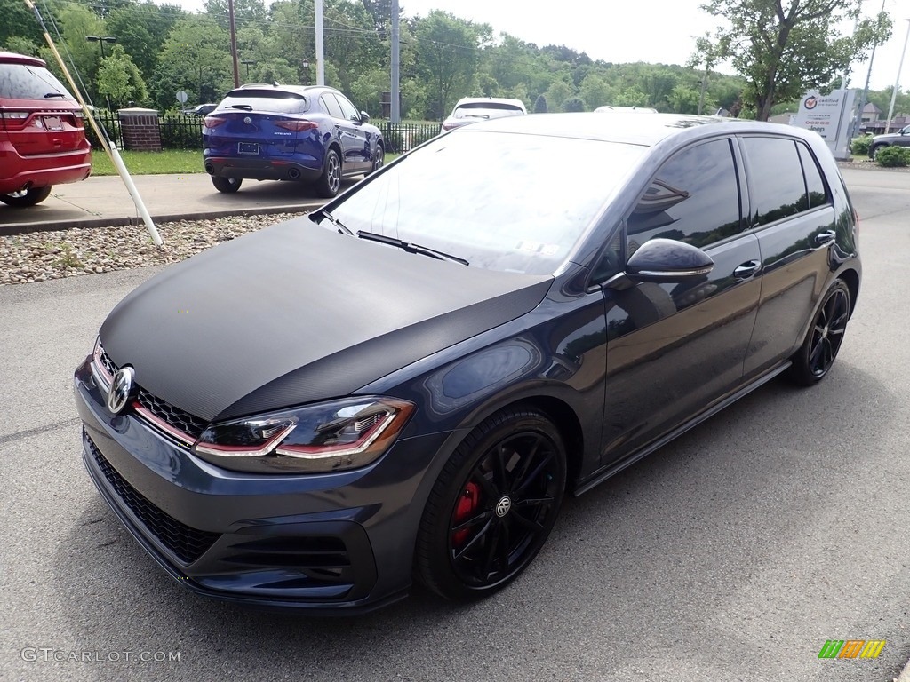 2021 Golf GTI SE - Cornflower Blue / Titan Black photo #6