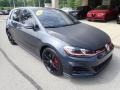 Cornflower Blue 2021 Volkswagen Golf GTI SE Exterior
