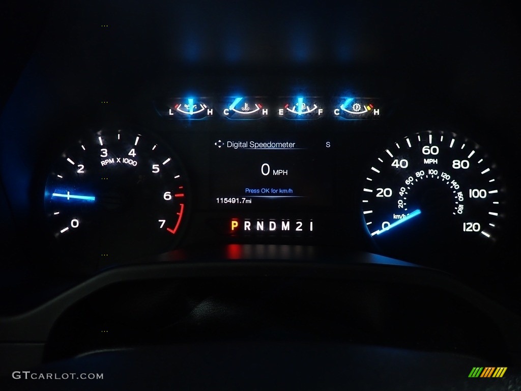 2016 F150 XL SuperCrew 4x4 - Oxford White / Medium Earth Gray photo #26