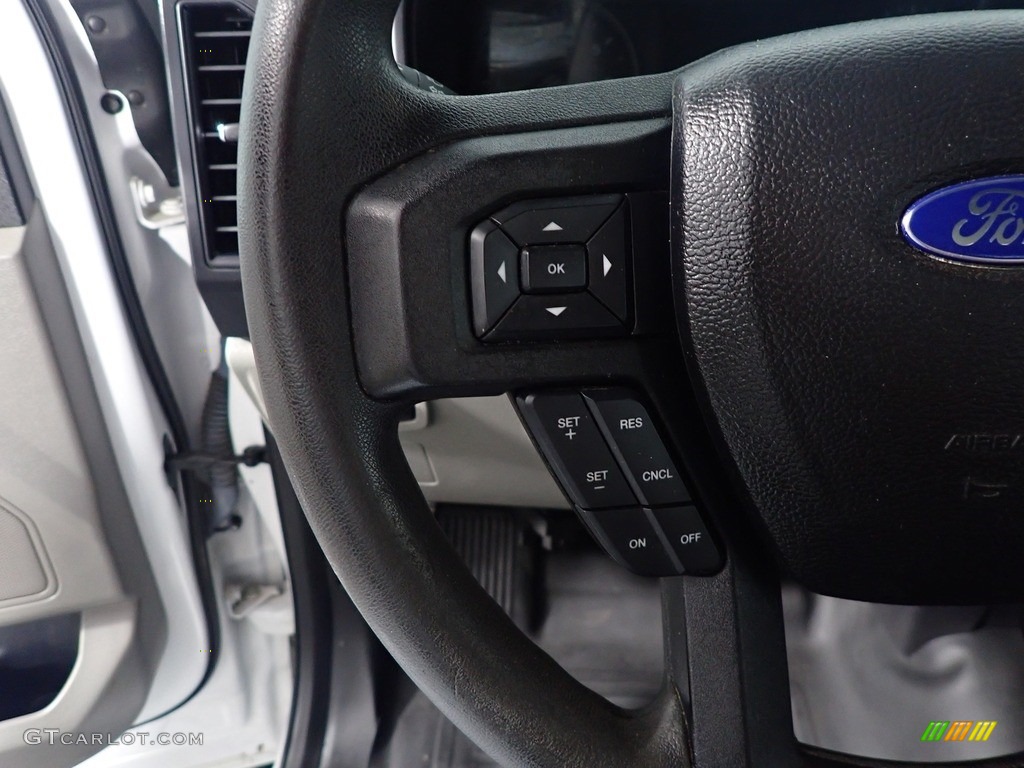 2016 F150 XL SuperCrew 4x4 - Oxford White / Medium Earth Gray photo #27