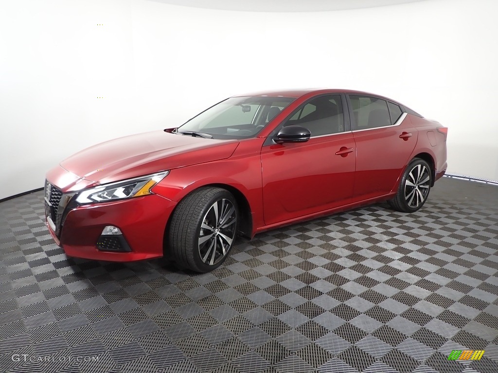 2020 Altima SR AWD - Scarlet Ember Tintcoat / Charcoal photo #6