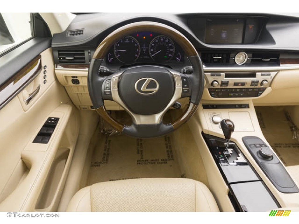 Parchment Interior 2015 Lexus ES 350 Sedan Photo #144300243