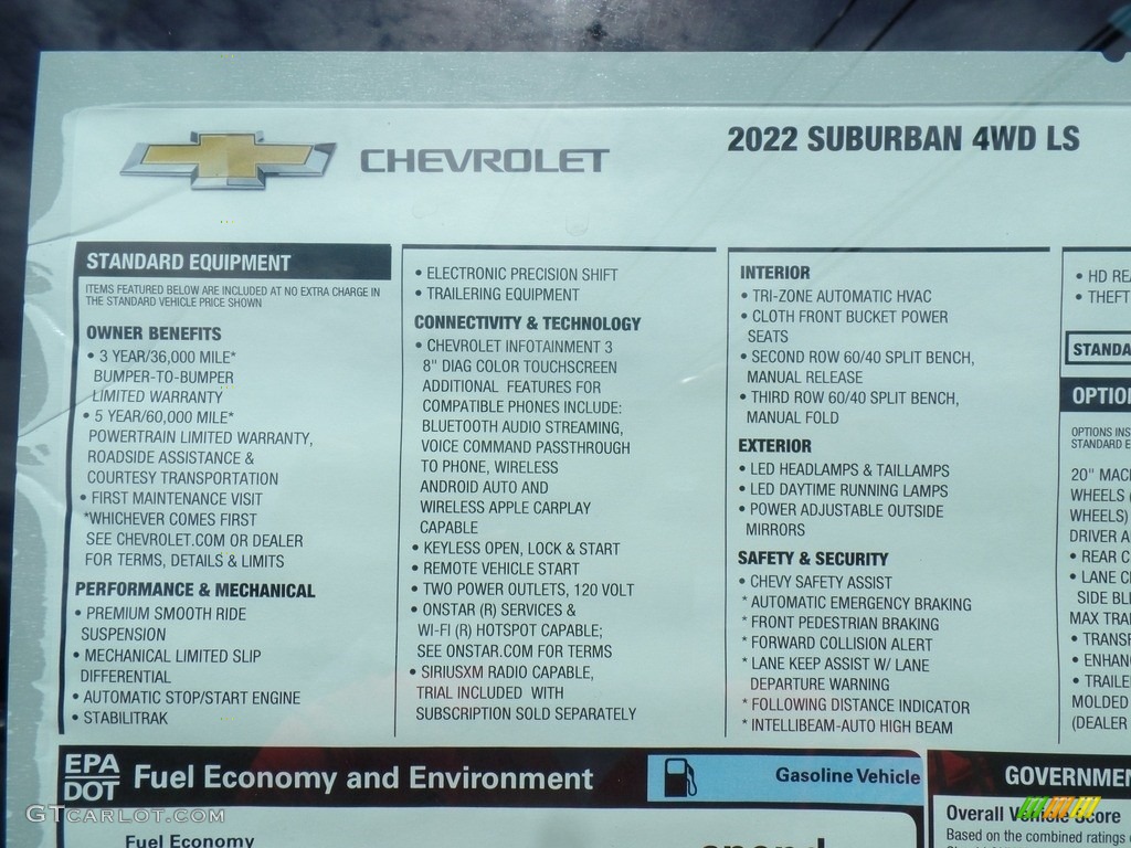 2022 Suburban LS 4WD - Satin Steel Metallic / Jet Black photo #49