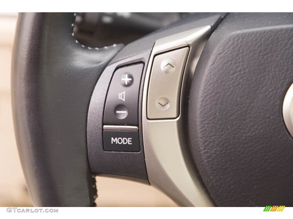 2015 Lexus ES 350 Sedan Parchment Steering Wheel Photo #144300432