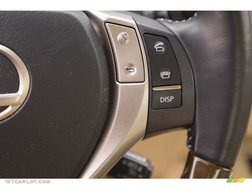 2015 Lexus ES 350 Sedan Parchment Steering Wheel Photo #144300444