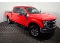Race Red - F250 Super Duty XLT Crew Cab 4x4 Photo No. 3