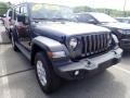 2021 Granite Crystal Metallic Jeep Wrangler Unlimited Sport 4x4  photo #4