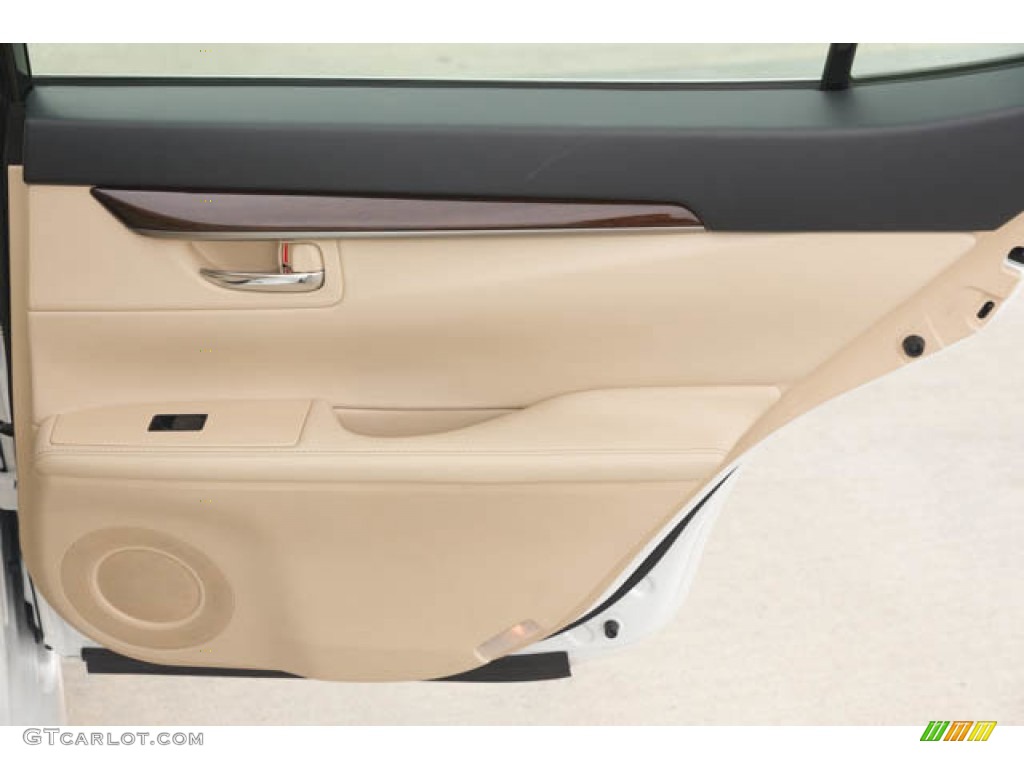 2015 Lexus ES 350 Sedan Parchment Door Panel Photo #144300810