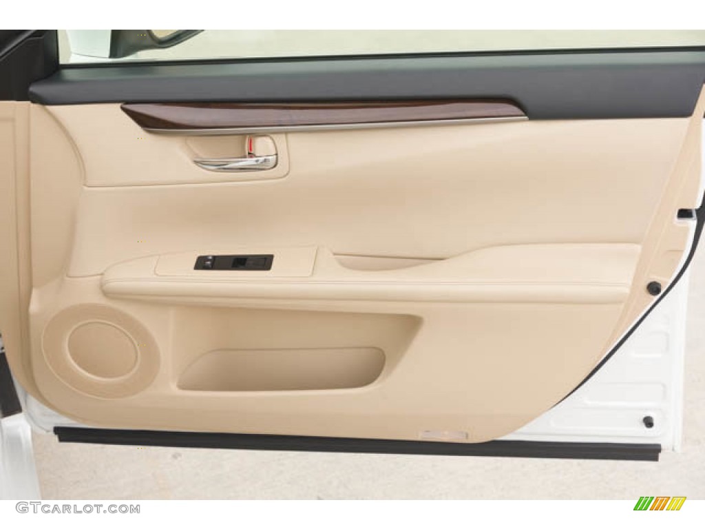 2015 Lexus ES 350 Sedan Parchment Door Panel Photo #144300834