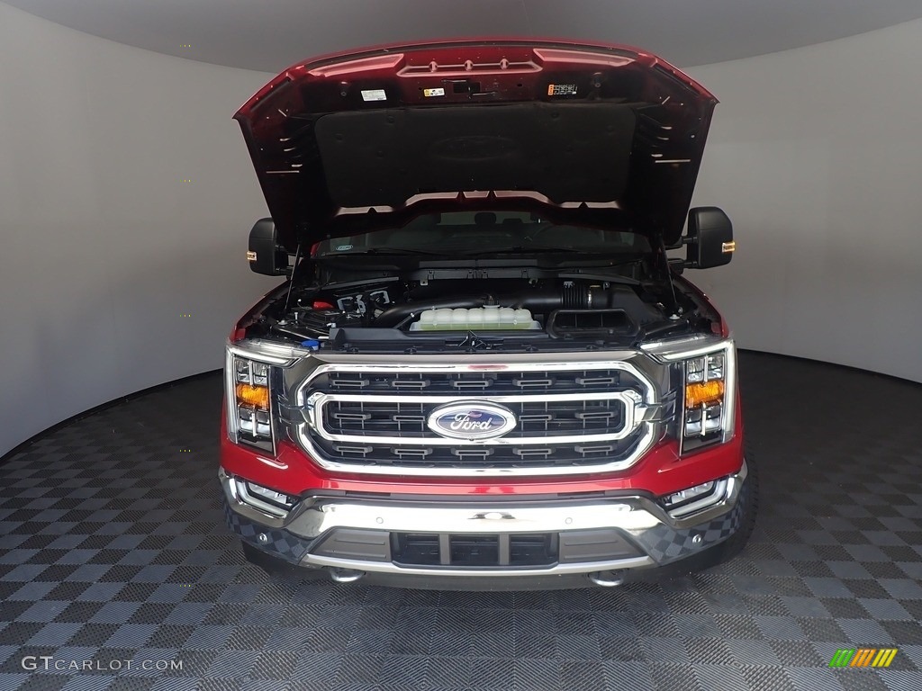 2021 F150 XLT SuperCrew 4x4 - Rapid Red / Medium Dark Slate photo #8