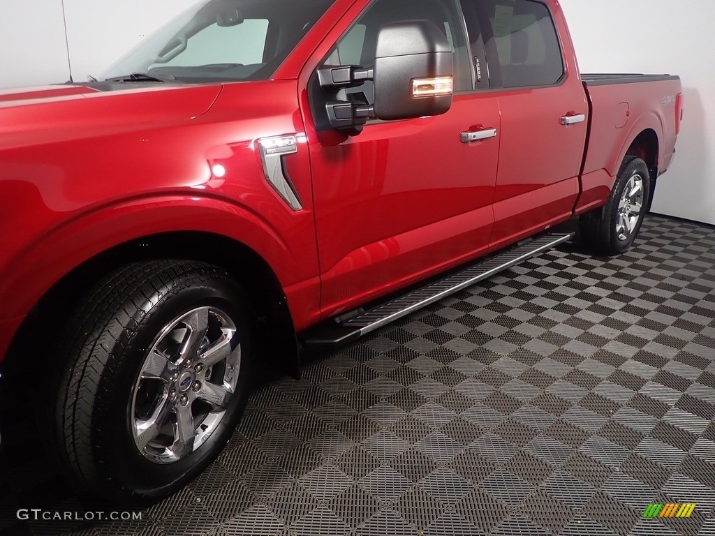 2021 F150 XLT SuperCrew 4x4 - Rapid Red / Medium Dark Slate photo #12