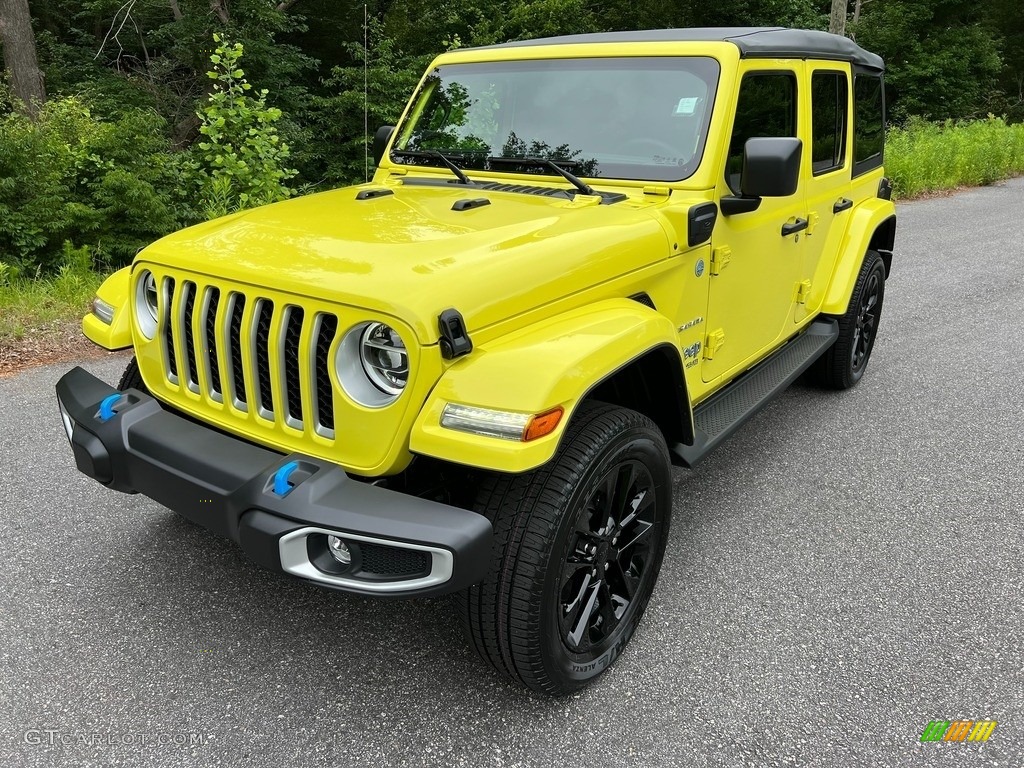 High Velocity 2022 Jeep Wrangler Unlimited Sahara 4XE Hybrid Exterior Photo #144301786