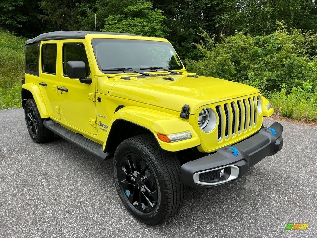 High Velocity 2022 Jeep Wrangler Unlimited Sahara 4XE Hybrid Exterior Photo #144301840