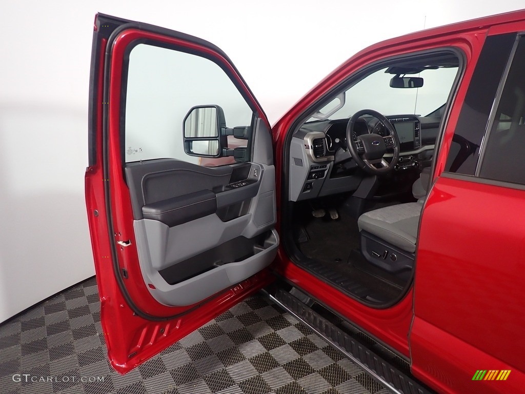 2021 F150 XLT SuperCrew 4x4 - Rapid Red / Medium Dark Slate photo #22