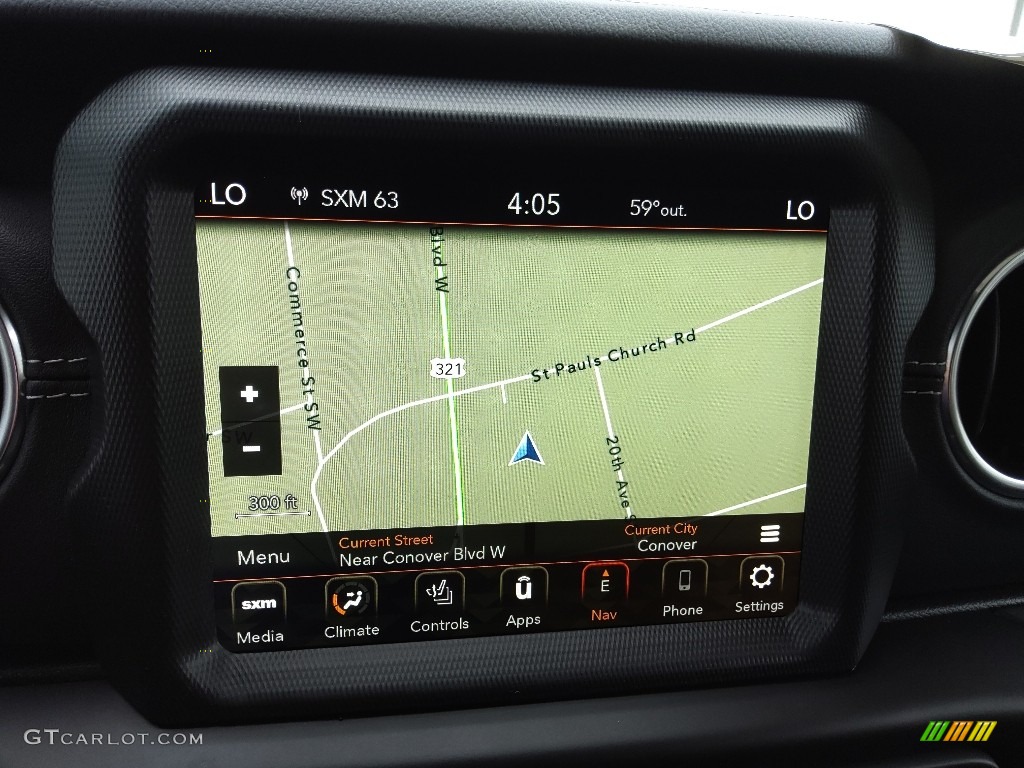 2022 Jeep Wrangler Unlimited Sahara 4XE Hybrid Navigation Photos