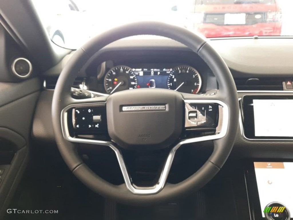 2023 Land Rover Range Rover Evoque S Ebony Steering Wheel Photo #144302599