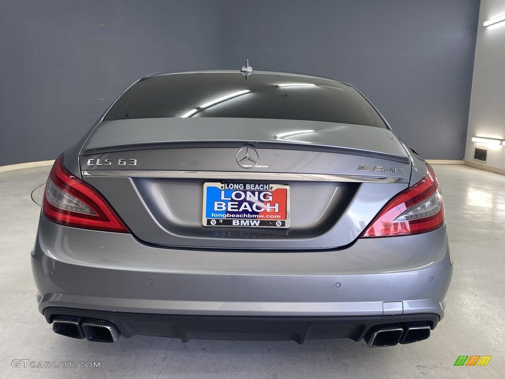 2012 CLS 63 AMG - Palladium Silver Metallic / Black photo #4