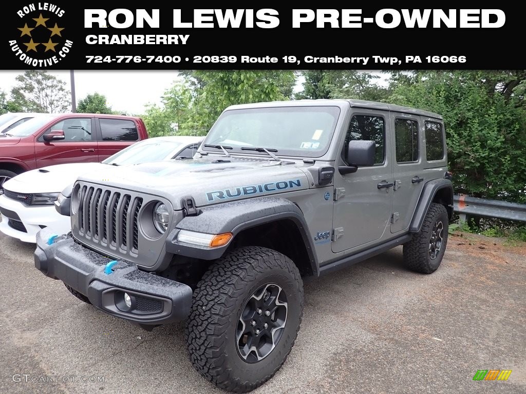 2021 Wrangler Unlimited Rubicon 4xe Hybrid - Sting-Gray / Black photo #1