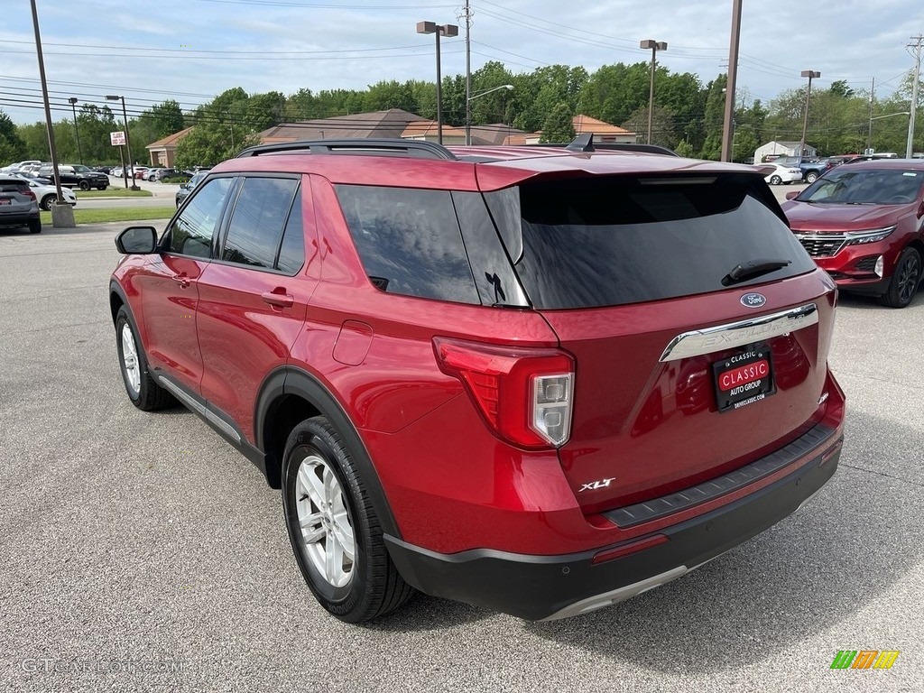 2021 Explorer XLT 4WD - Rapid Red Metallic / Ebony photo #2