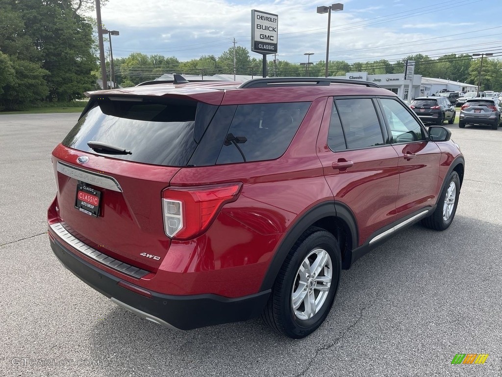 2021 Explorer XLT 4WD - Rapid Red Metallic / Ebony photo #3
