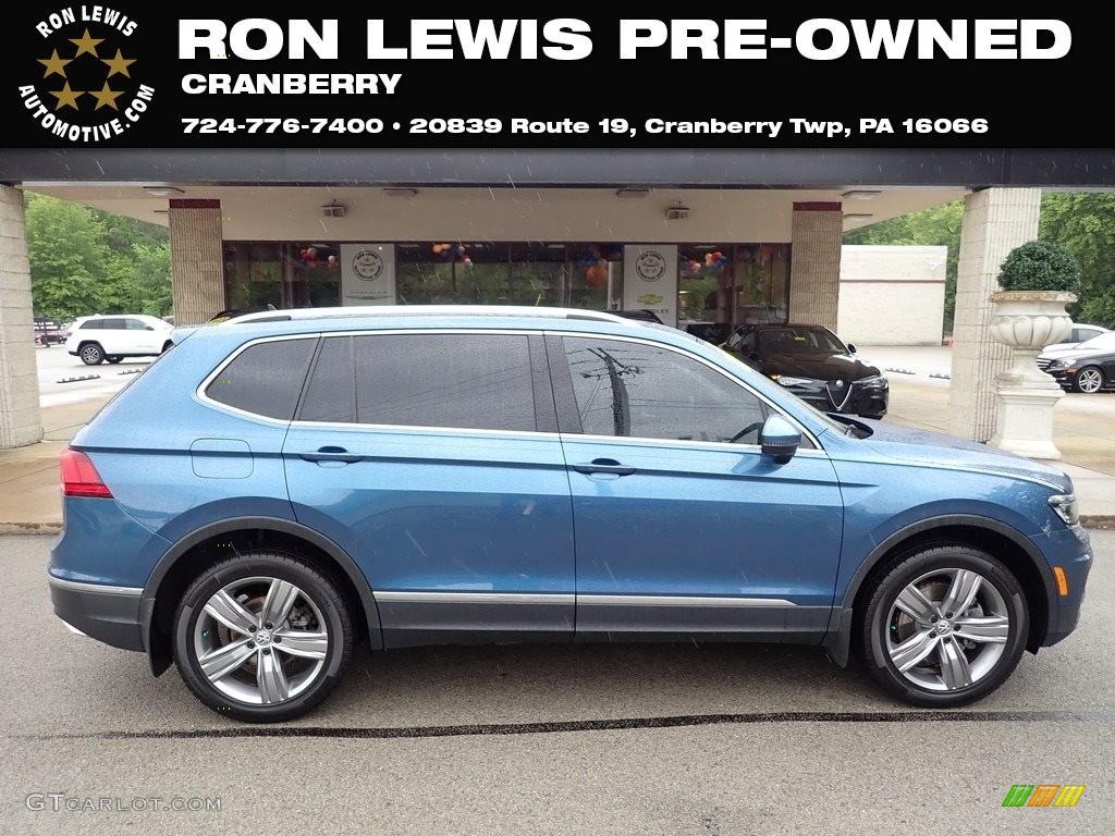 2018 Tiguan SEL Premium 4MOTION - Silk Blue Metallic / Storm Gray photo #1