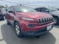 2014 Deep Cherry Red Crystal Pearl Jeep Cherokee Sport 4x4  photo #1